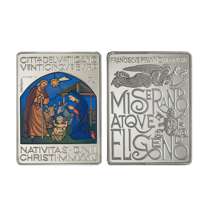Nativity of Christmas 35g Silver Bar 2024 MDM