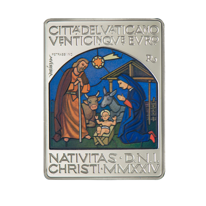 Nativity of Christmas 35g Silver Bar 2024 MDM