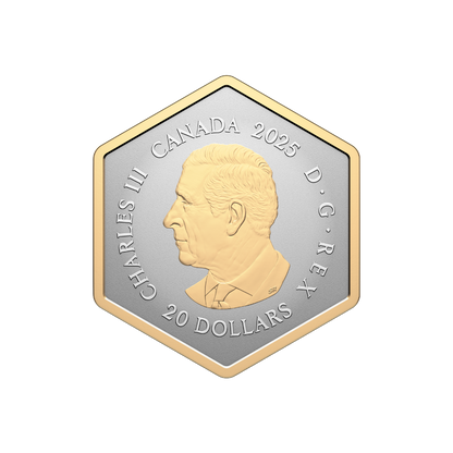 Nature’s Delight Honey Bee 1 Oz Fine Silver Coin Canada 2025