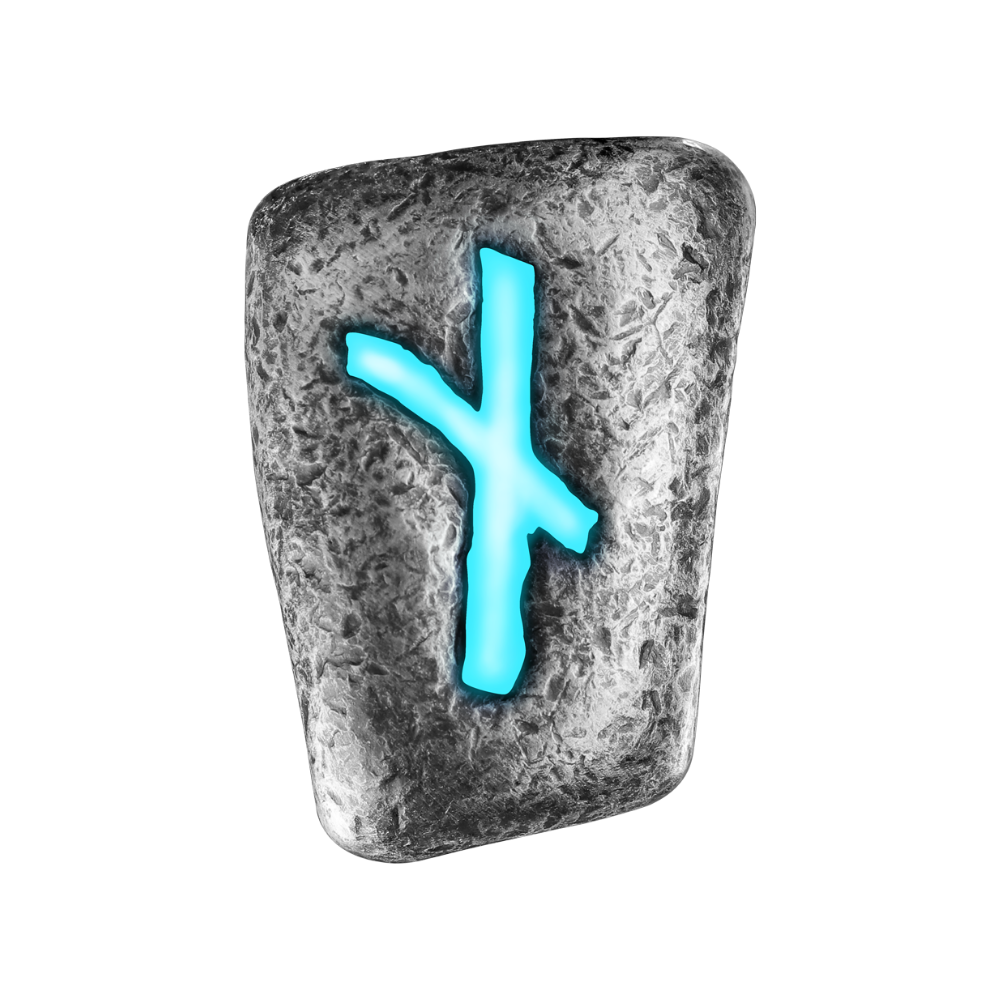 Naudiz Cast Rune 1 Oz Silver Cast Bar 2025 Germania Mint