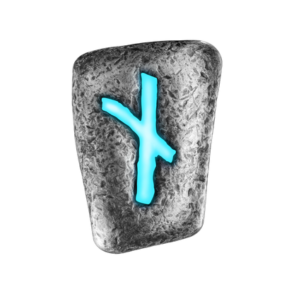 Naudiz Cast Rune 1 Oz Silver Cast Bar 2025 Germania Mint