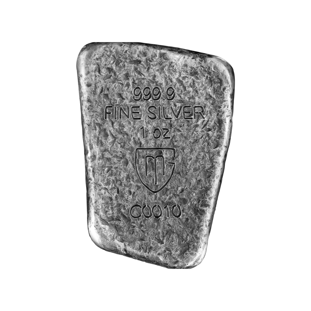 Naudiz Cast Rune 1 Oz Silver Cast Bar 2025 Germania Mint