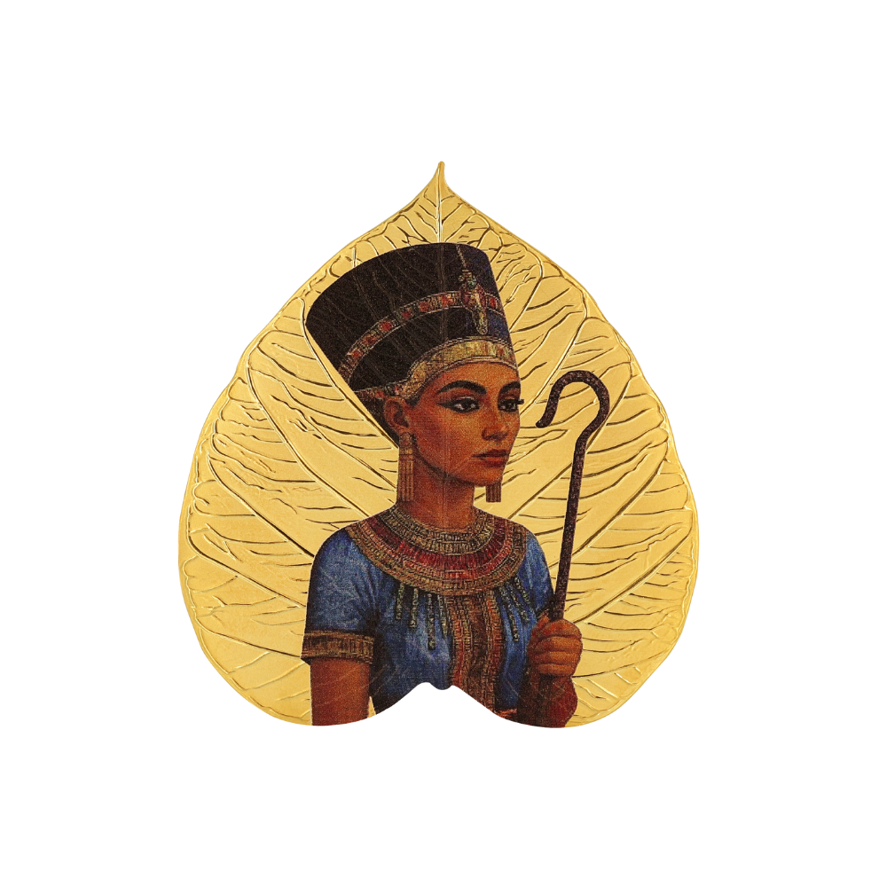 Nefertiti Leaves of the Nile 1 Oz Silver Coin 2025