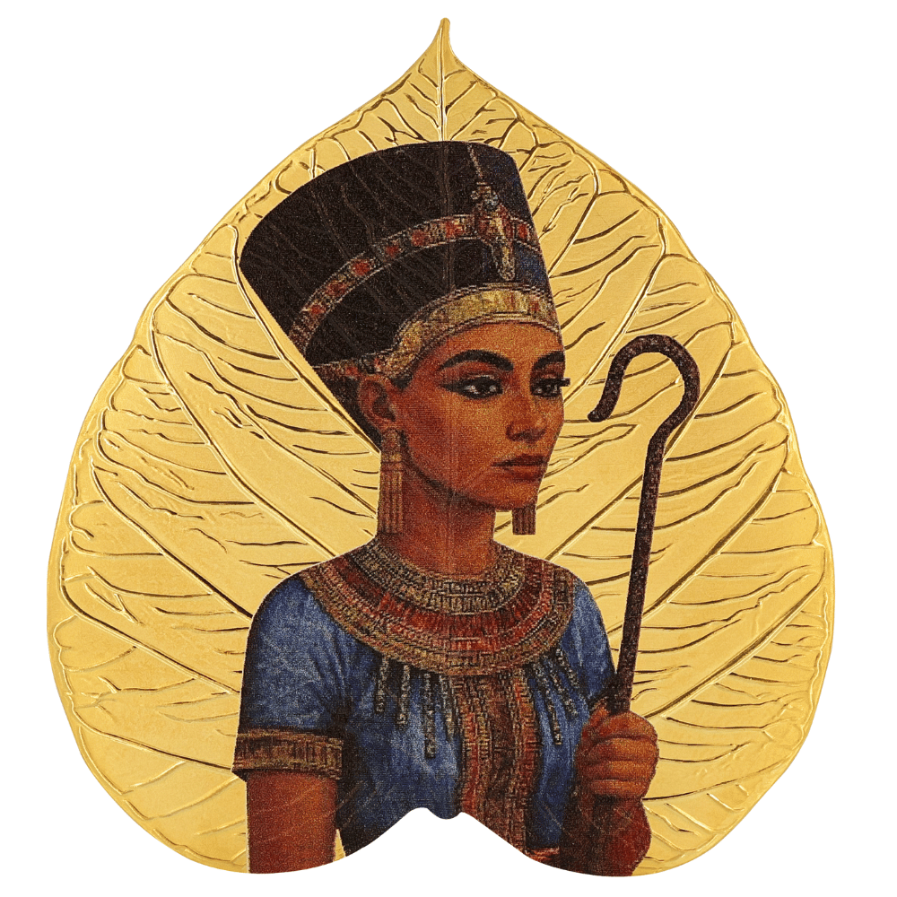 Nefertiti Leaves of the Nile 1 Oz Silver Coin 2025