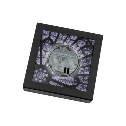 Notre Dame De Paris Tiffany Art Metropolis 5 Oz Silver Coin 2021