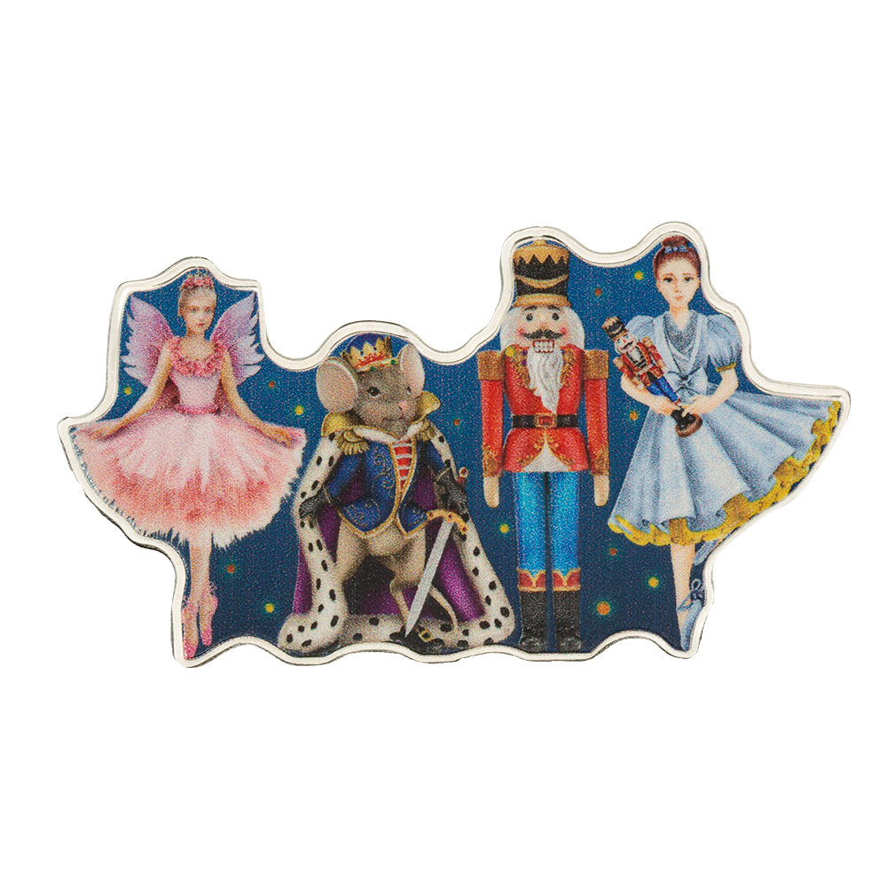 Nutcracker on Stage 1 Oz Silver Coin 2026 PAMP 