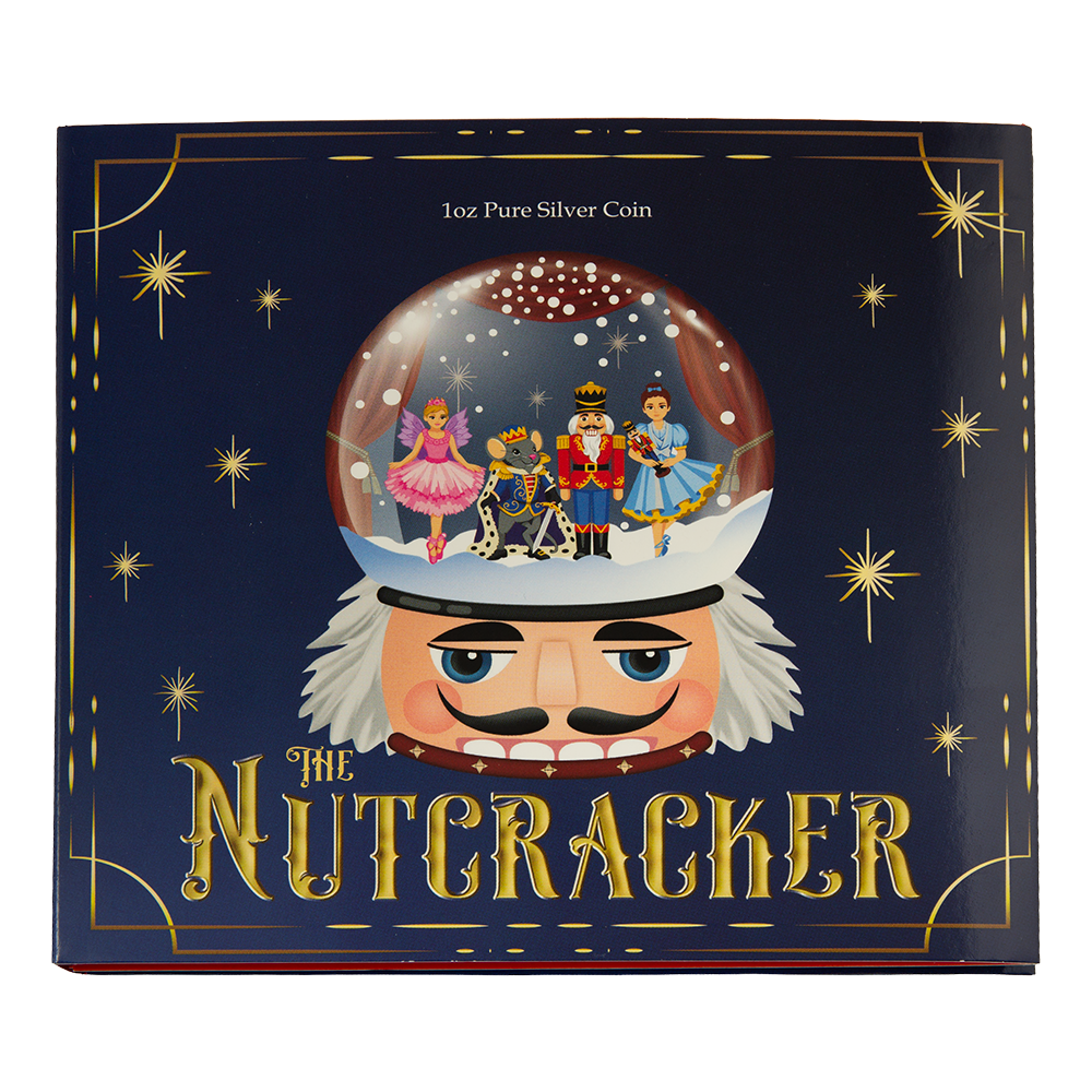 Nutcracker on Stage 1 Oz Silver Coin 2026 PAMP 