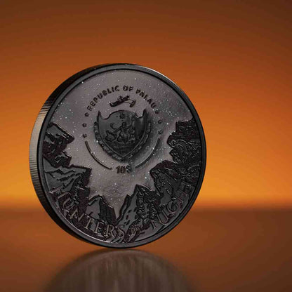 OCELOT Hunters By Night 2 Oz Silver Coin $10 Palau 2024