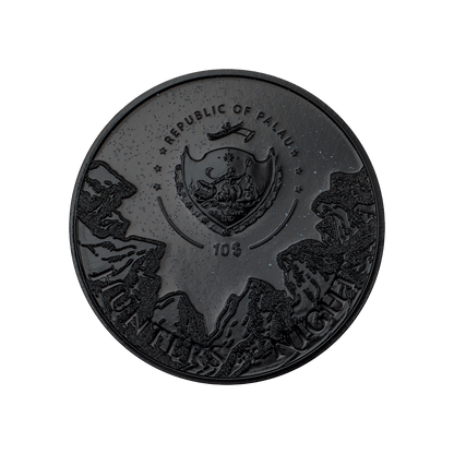 OCELOT Hunters By Night 2 Oz Silver Coin $10 Palau 2024