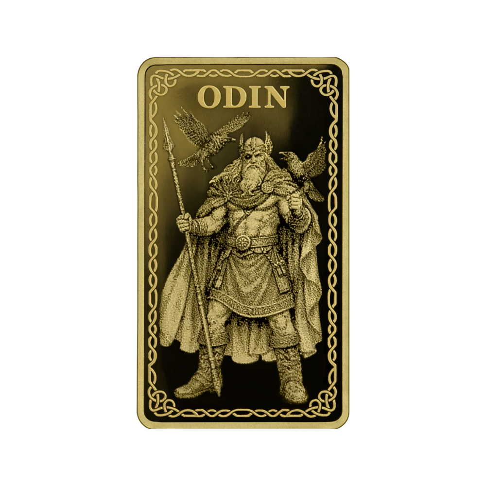 Odin Gods of Germania Gold Bar 2026 Germani Mint
