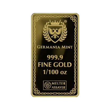 Odin Gods of Germania Gold Bar 2026 Germani Mint