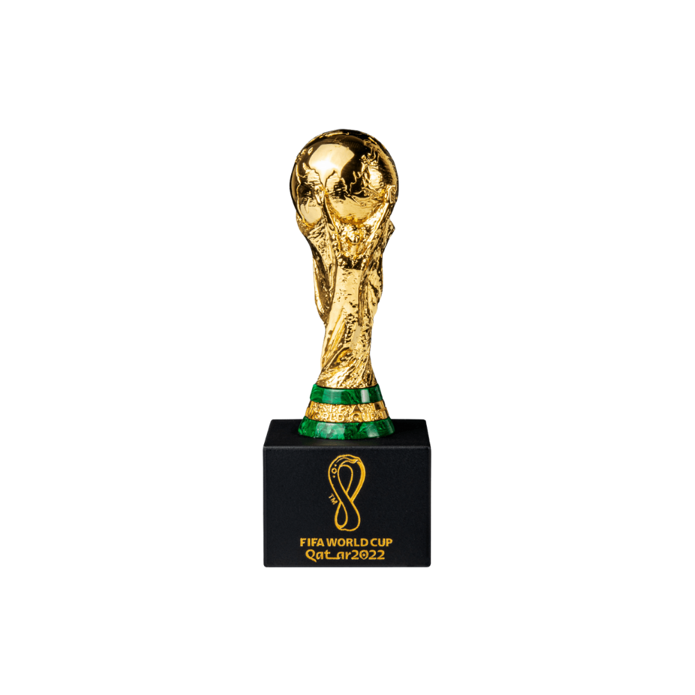 OFFICIAL FIFA WORLD CUP TROPHY™ REPLICA 1 Kg Pure Silver Ag999, Gold-Plated