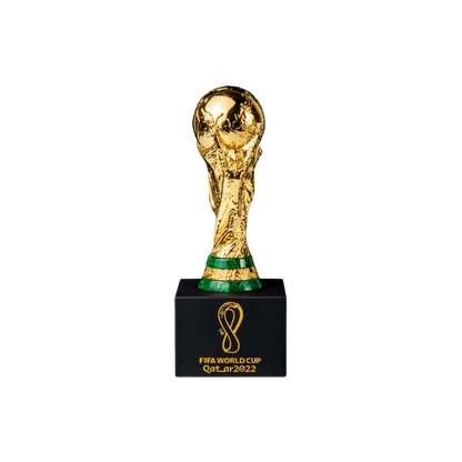 OFFICIAL FIFA WORLD CUP TROPHY™ REPLICA 5 Oz Pure Silver Ag999, Gold-Plated