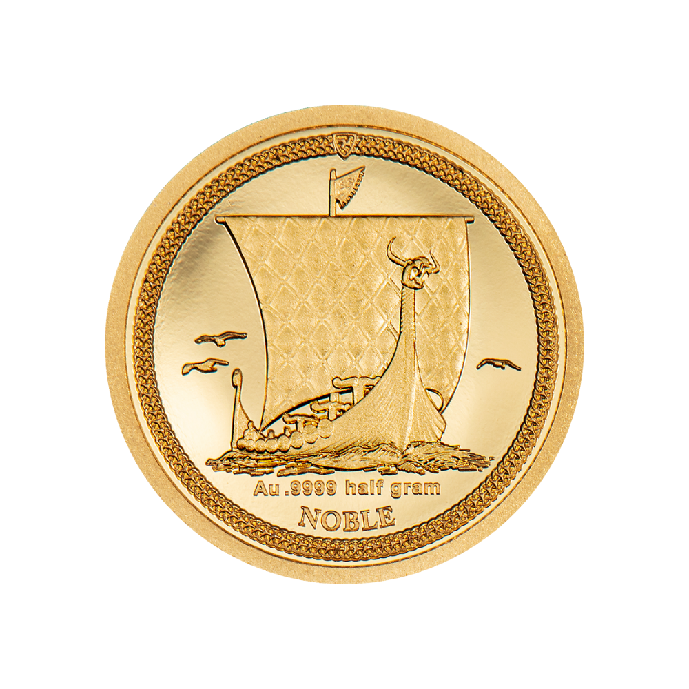 ONE NOBLE Gold Coin Isle of Man 2023