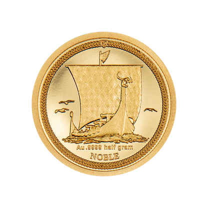 ONE NOBLE Gold Coin Isle of Man 2023