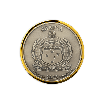 ONE RING Lord of the Rings 3 Oz Silver Coin $5 Samoa 2023