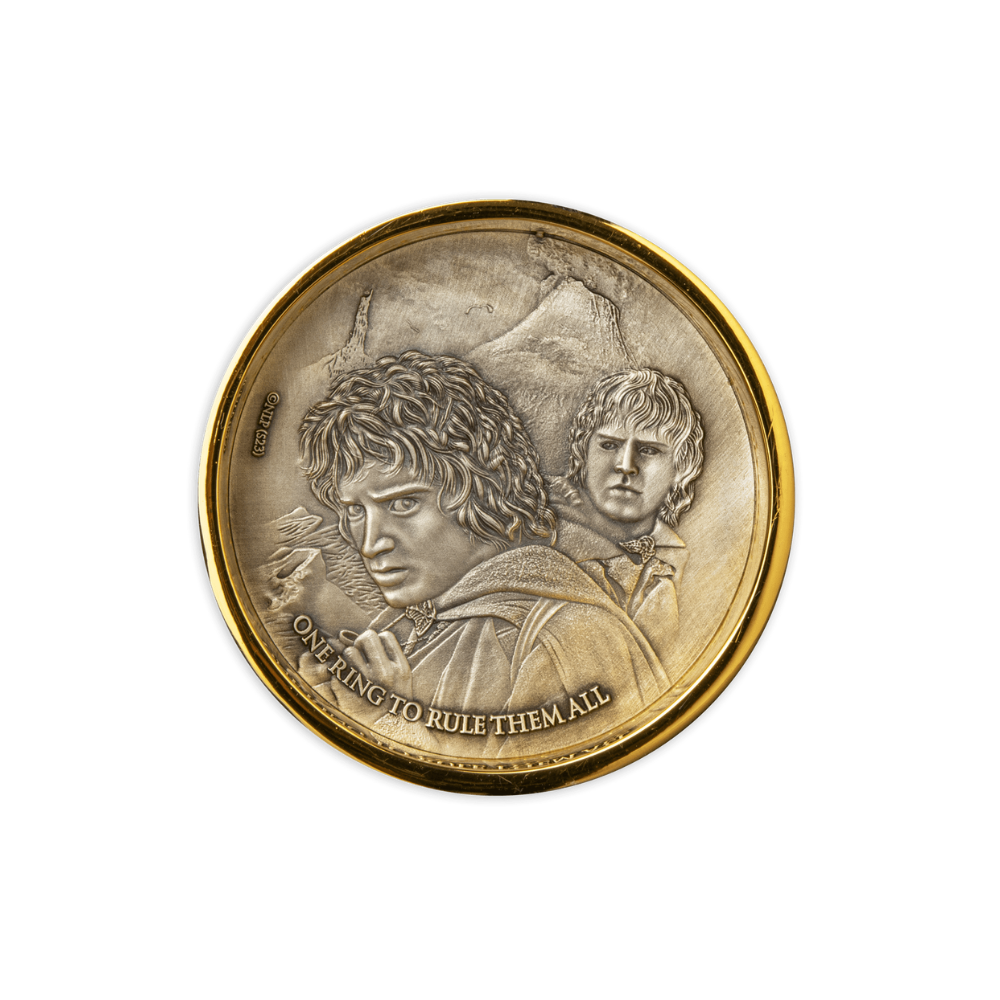 ONE RING Lord of the Rings 3 Oz Silver Coin $5 Samoa 2023