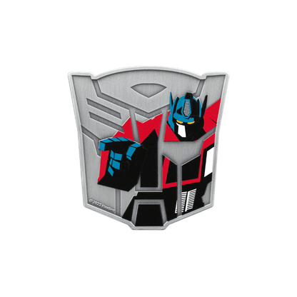 OPTIMUS PRIME Transformer Shaped 1 Oz Silver Coin $5 Samoa 2023