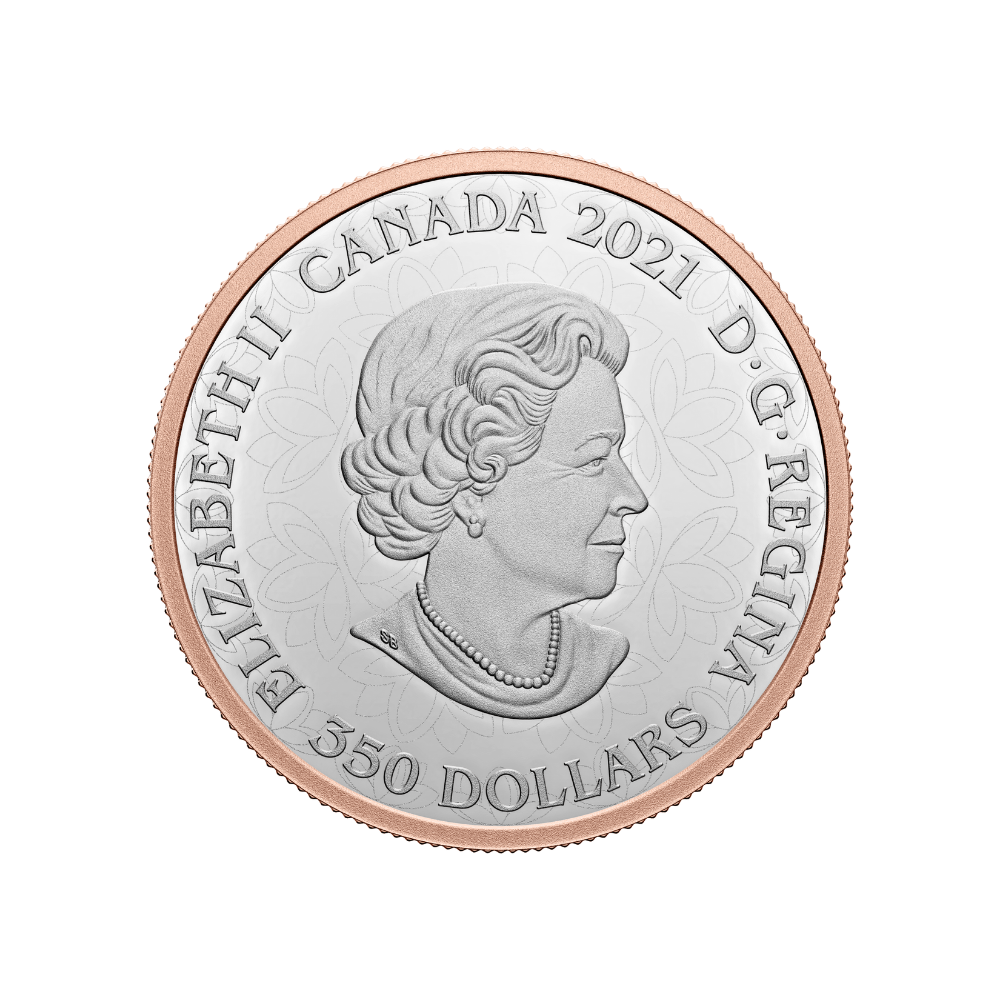 OPULENCE Grandeur 2 Oz Pure Platinum Pink Diamond Coin $350 Canada