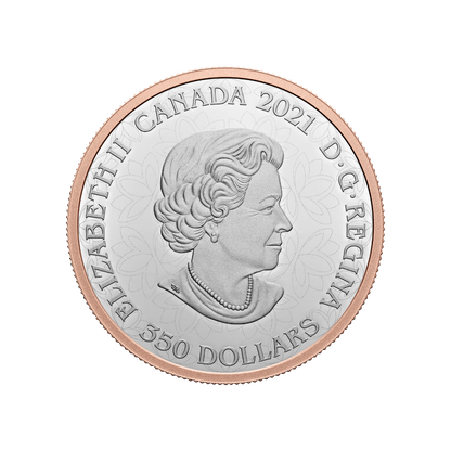 OPULENCE Grandeur 2 Oz Pure Platinum Pink Diamond Coin $350 Canada