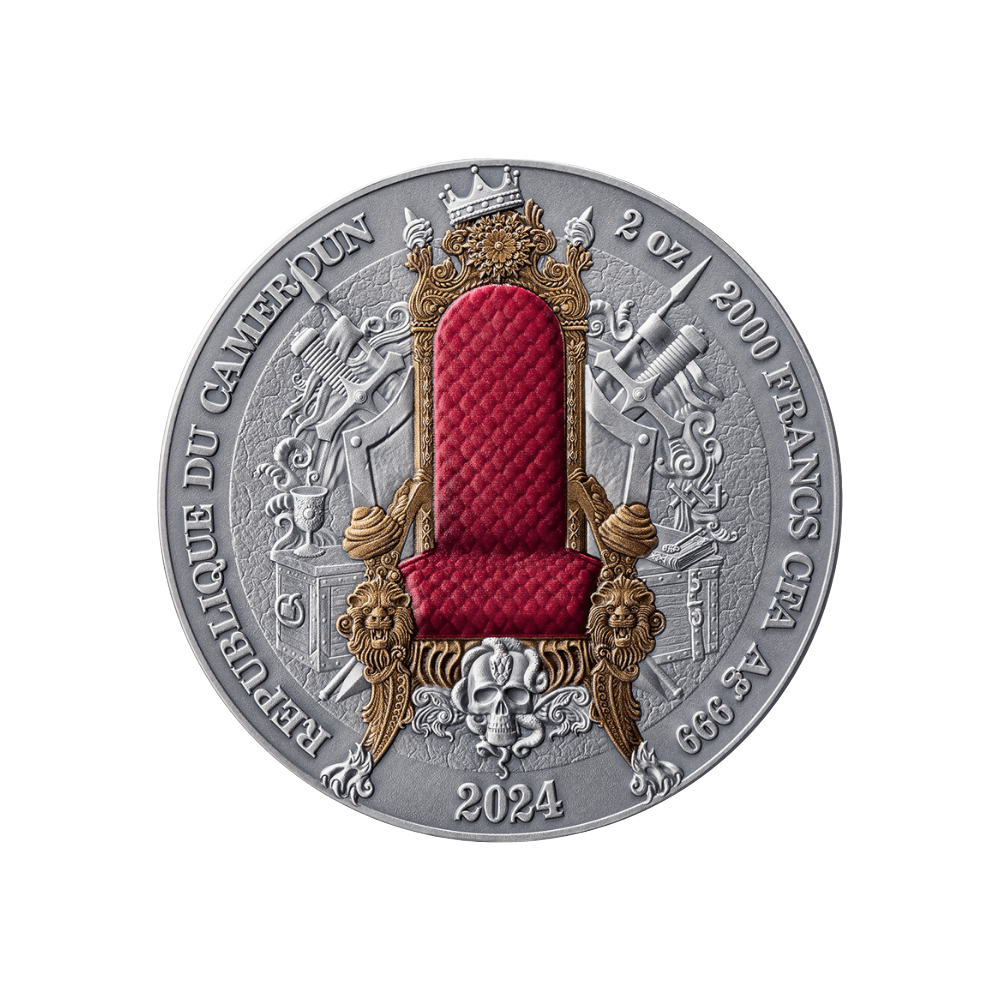 OTTOMAN EMPIRE Legacy of the Greatest Empires 2 Oz Silver Coin 2000 Francs Cameroon 2024