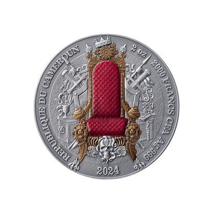 OTTOMAN EMPIRE Legacy of the Greatest Empires 2 Oz Silver Coin 2000 Francs Cameroon 2024