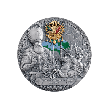 OTTOMAN EMPIRE Legacy of the Greatest Empires 2 Oz Silver Coin 2000 Francs Cameroon 2024