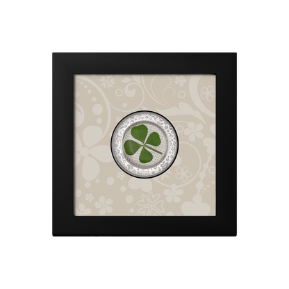 OUNCE OF LUCK Four Leaf Clover 1 Oz Silver Coin $5 Palau 2023