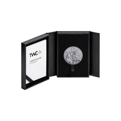 OXFORD Captains of Fortune 2 Oz Silver Coin $5 Barbados 2024