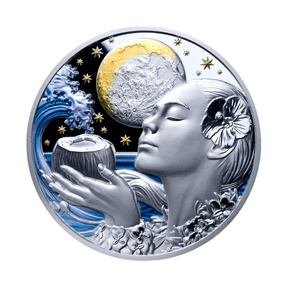 Ocean Goddess 2 Oz Silver Coin 2027 MDM