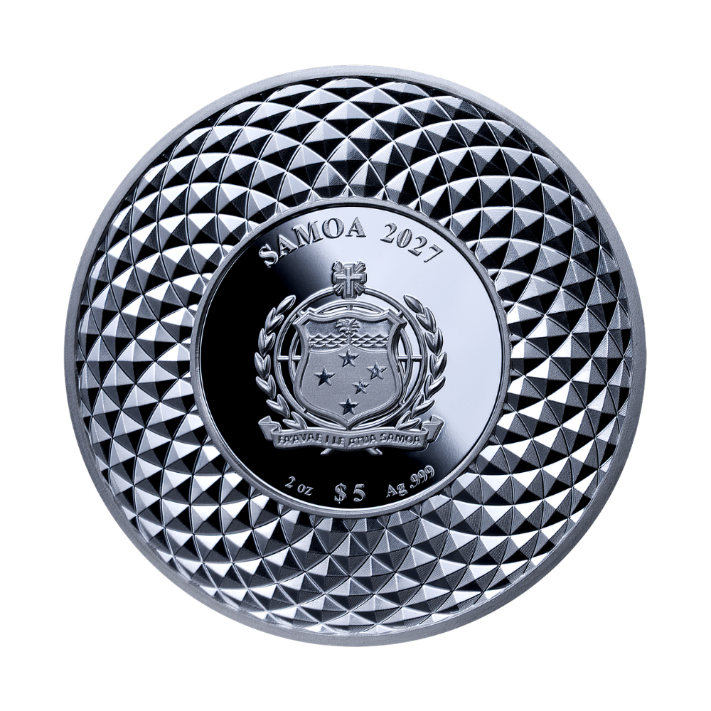 Ocean Goddess 2 Oz Silver Coin 2027 MDM