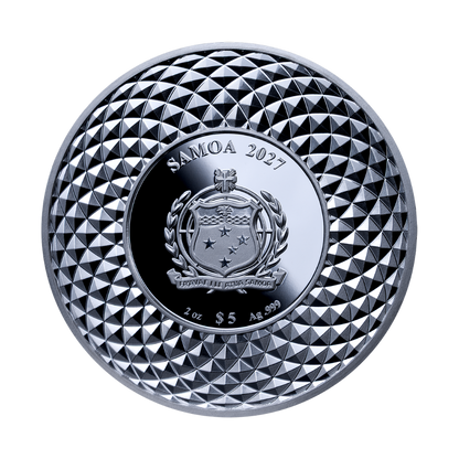 Ocean Goddess 2 Oz Silver Coin 2027 MDM
