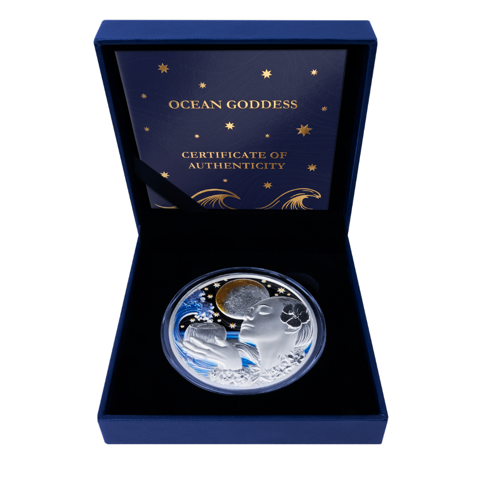 Ocean Goddess 2 Oz Silver Coin 2027 MDM