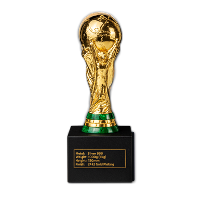 Official FIFA World Cup Trophy™ Replica 1 Kg Pure Silver Gold-Plated 2026