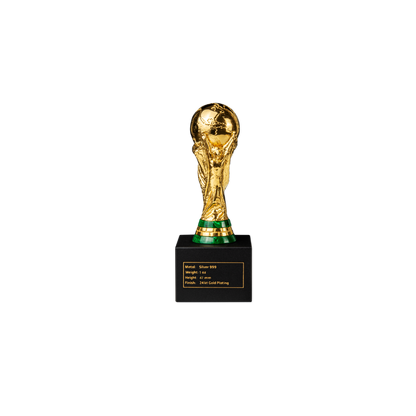 Official FIFA World Cup Trophy™ Replica 1 Oz Pure Silver Gold-Plated 2026