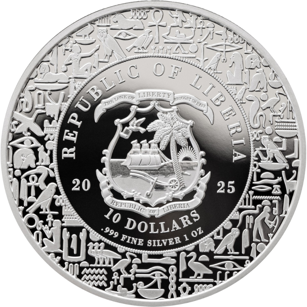 Osiris Egyptian Heritage Series 1 Oz Silver Coin 2025 PopCoins
