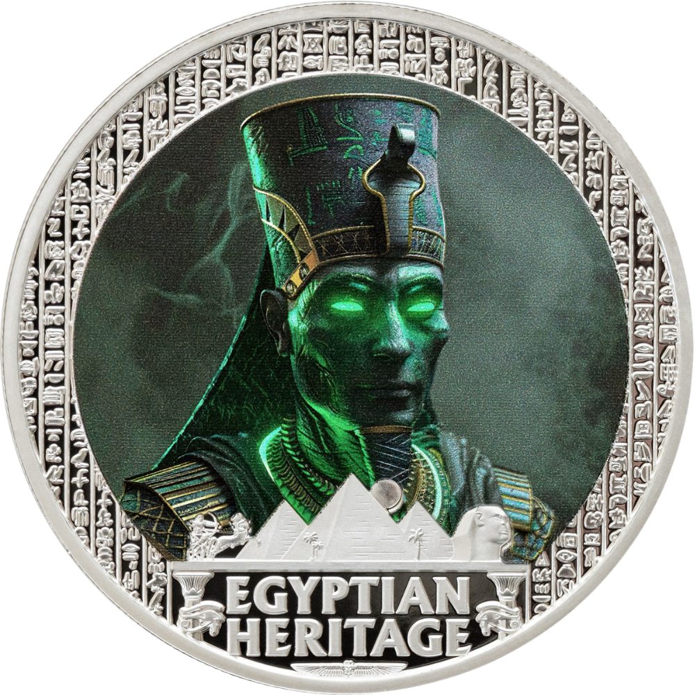 Osiris Egyptian Heritage Series 1 Oz Silver Coin 2025 PopCoins