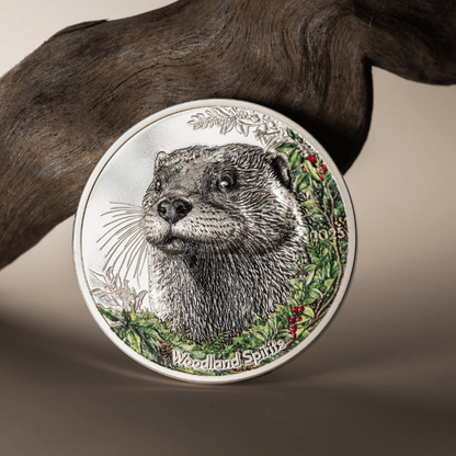 Otter Woodland Spirits 1 Oz Silver Coin 2025 image CIT Coin Invest AG Parthava Coin