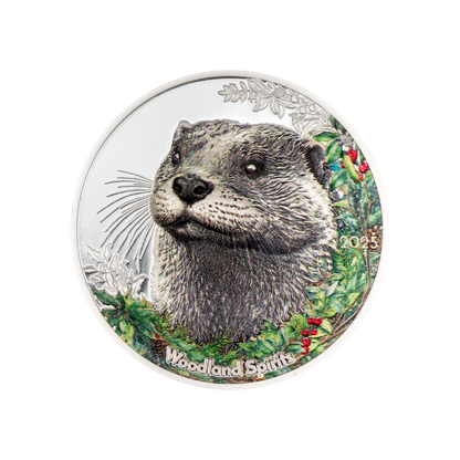 Otter Woodland Spirits 1 Oz Silver Coin 2025