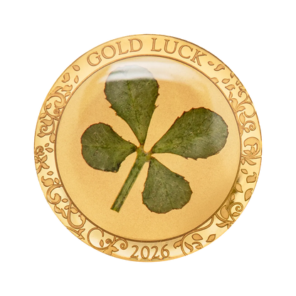 Ounce of Luck Four Leaf Clover Gold Coin 2026 - CIT Coin Invest AG