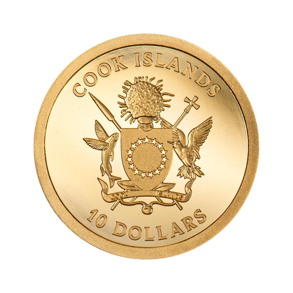 シトリン　オベリスク　ゴールデン　クリスタル　18cm 幸運　開運　金 財 Ounce of Luck Four Leaf Clover Gold Coin 2026 - CIT Coin Invest AG