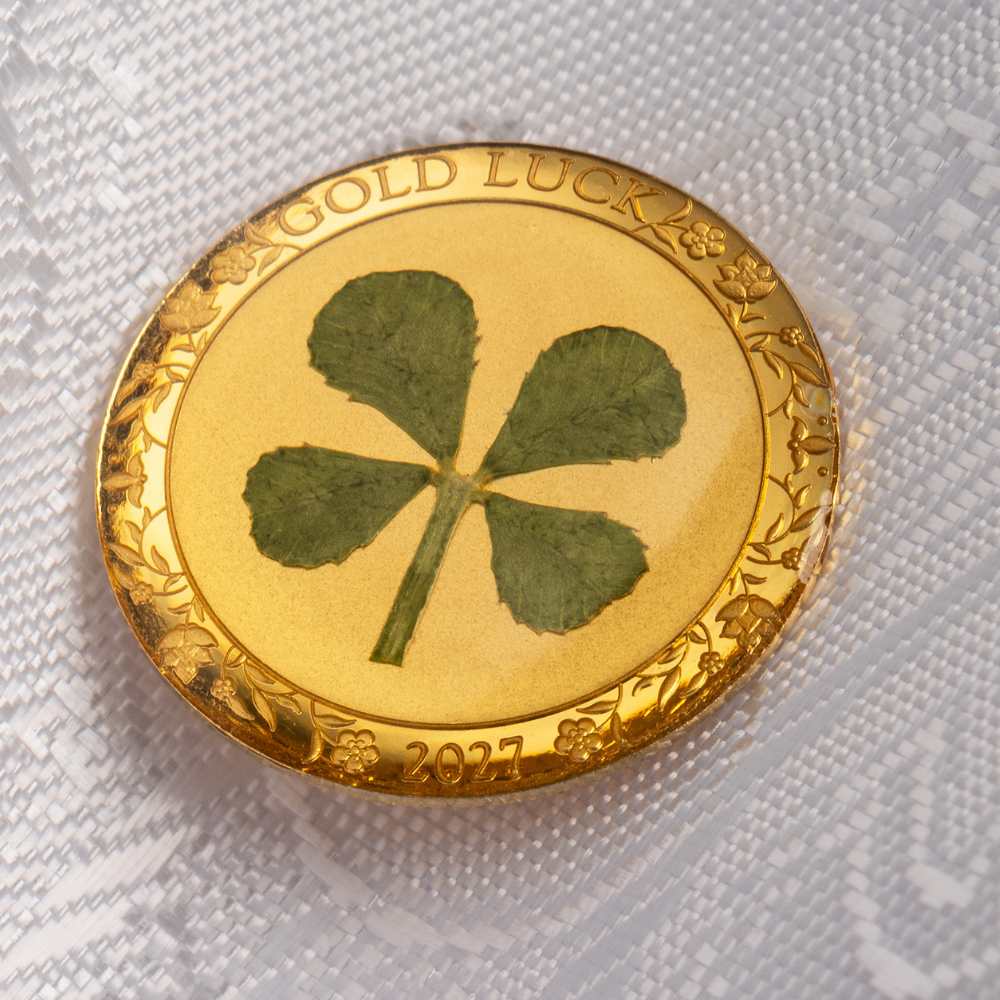 Ounce of Luck Four Leaf Clover Gold Coin 2027 CIT COIN INVEST AG