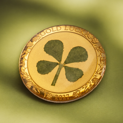 Ounce of Luck Four Leaf Clover Gold Coin 2027 CIT COIN INVEST AG