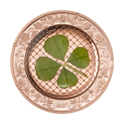 Ounce of Luck Four Leaf Clovers 1 Oz Silver Coin 2027 CIT COIN INVEST AG