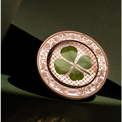 Ounce of Luck Four Leaf Clovers 1 Oz Silver Coin 2027 CIT COIN INVEST AG