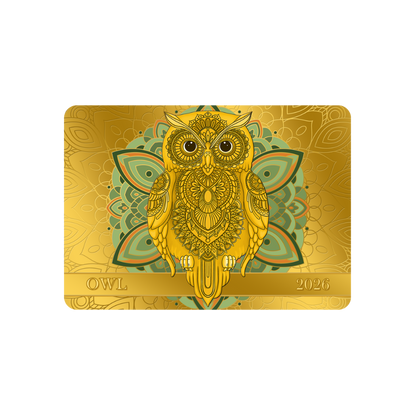 Owl Spirit Animals Collection 1/200 Oz Gold Coin 2026