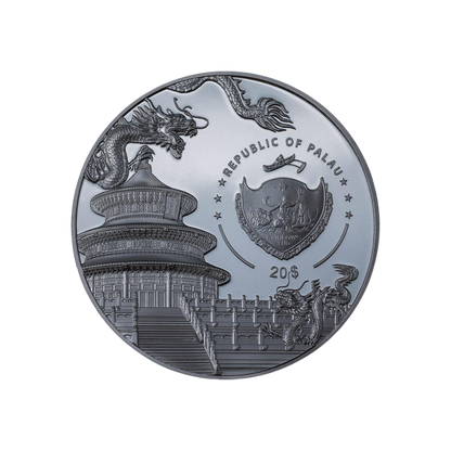 PALADIN PANDA 40th Anniversary 3 Oz Silver Coin $20 Palau 2022