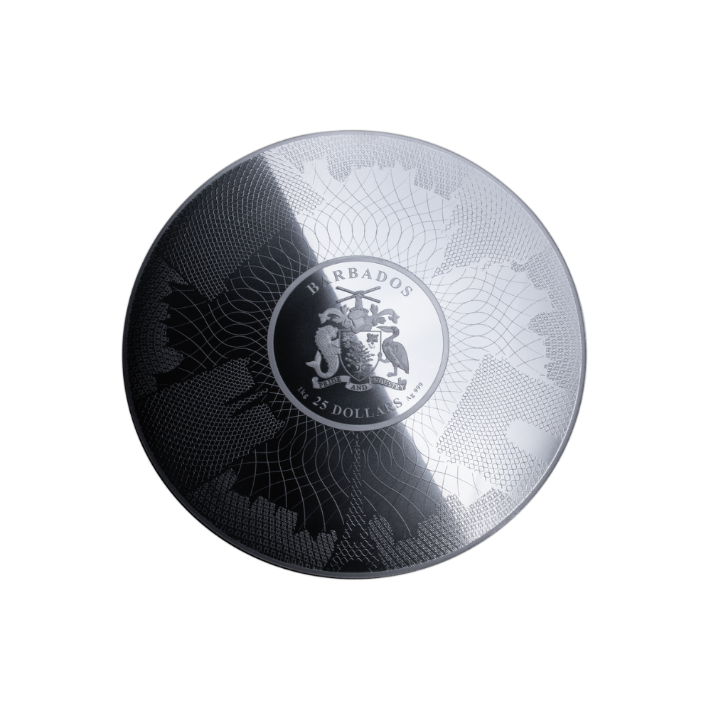 PARIS LANDMARKS 1 kilo Silver Coin $25 Barbados 2024
