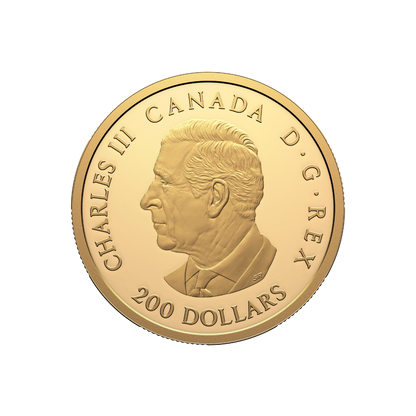 PEACE DOLLAR 1 Oz Gold Coin $200 Canada 2025