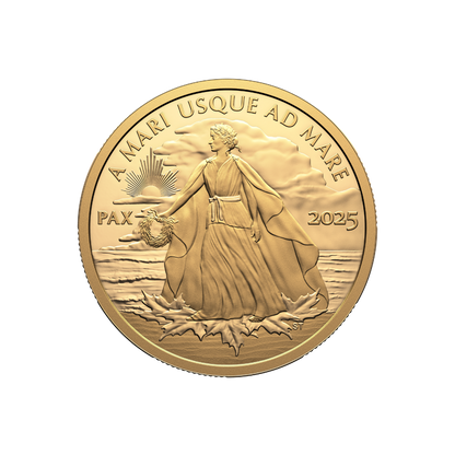 PEACE DOLLAR 1 Oz Gold Coin $200 Canada 2025